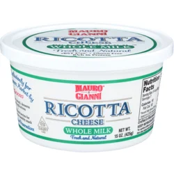 Mauro & Gianni Whole Milk Ricotta Cheese