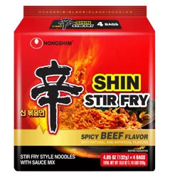 Nongshim Spicy Beef Shin Stir Fry Noodles