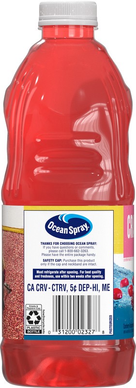slide 3 of 5, Ocean Spray Cranberry Raspberry Lemonade Juice, 64 oz