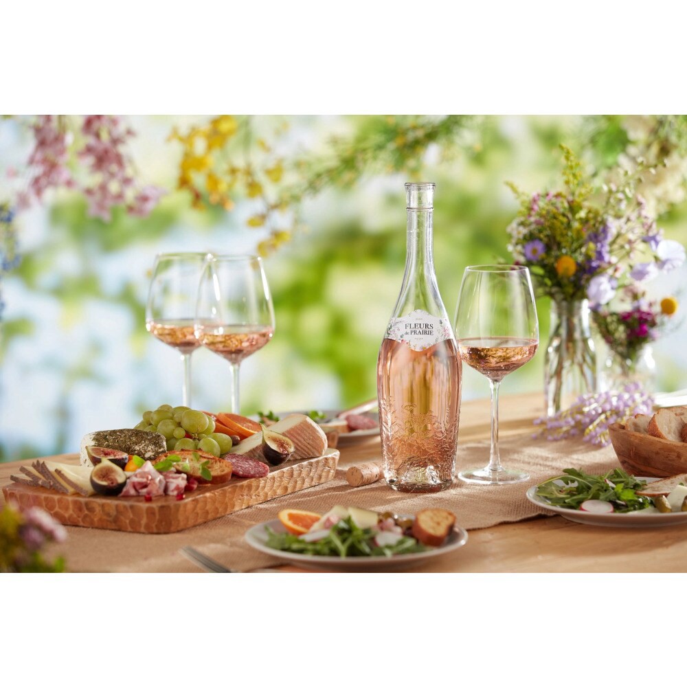 slide 4 of 6, Fleurs De Prairie Wine Rose, 750 ml
