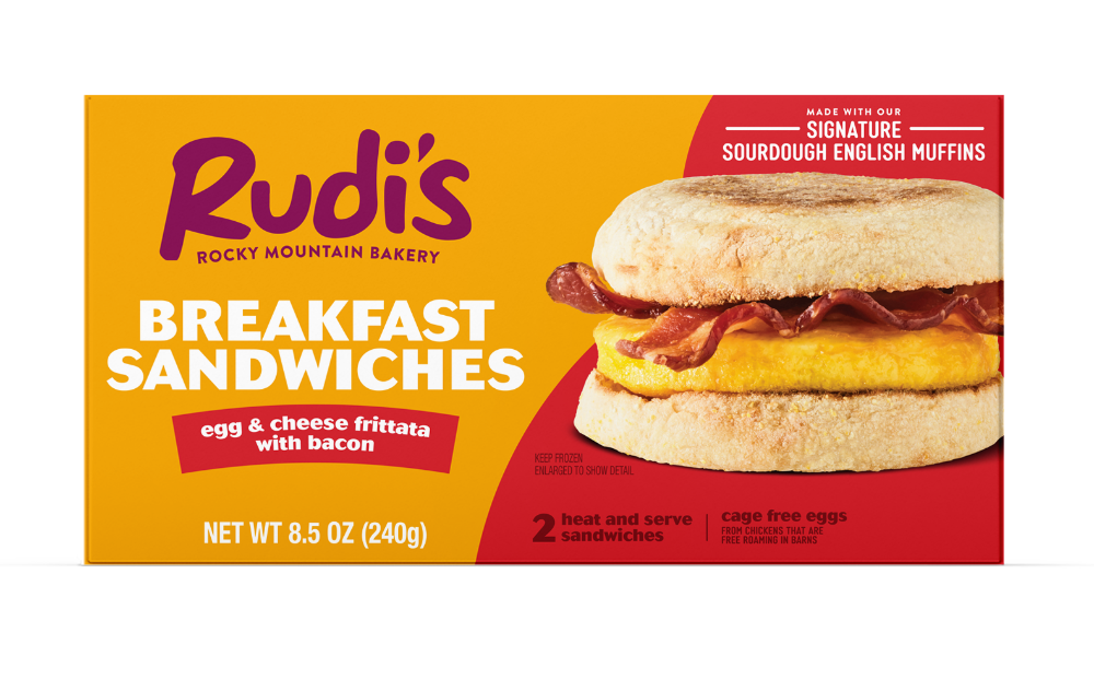 slide 2 of 3, Rudis Bacon Egg And Cheese Sandwich, 8.5 oz