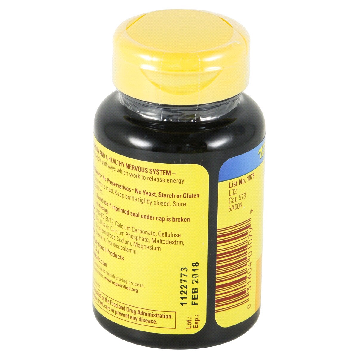 slide 3 of 4, Nature Made Vitamin B12 500 mcg, Dietary Supplement for Energy Metabolism Support, 200 Tablets, 200 Day Supply, 200 ct
