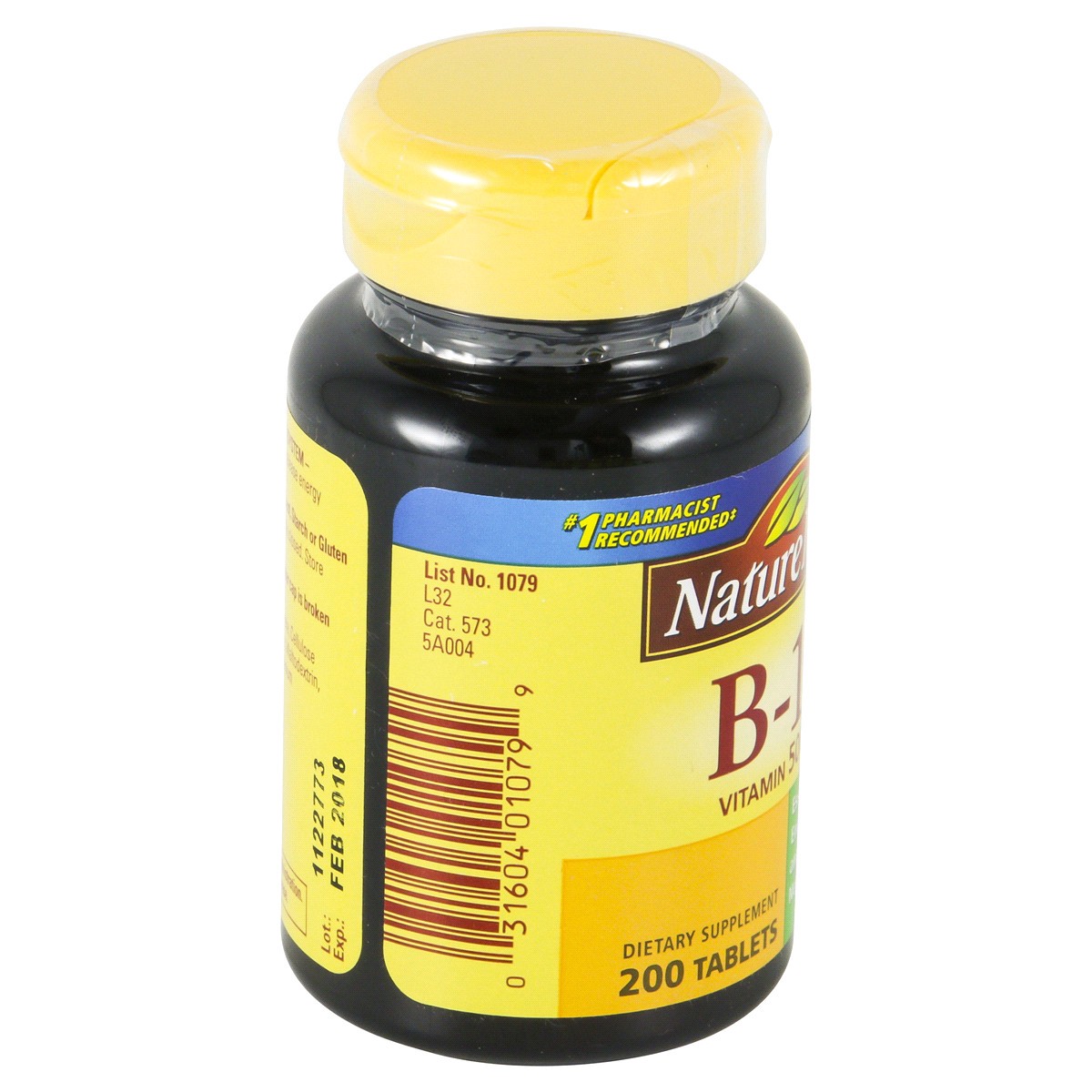 slide 4 of 4, Nature Made Vitamin B12 500 mcg, Dietary Supplement for Energy Metabolism Support, 200 Tablets, 200 Day Supply, 200 ct