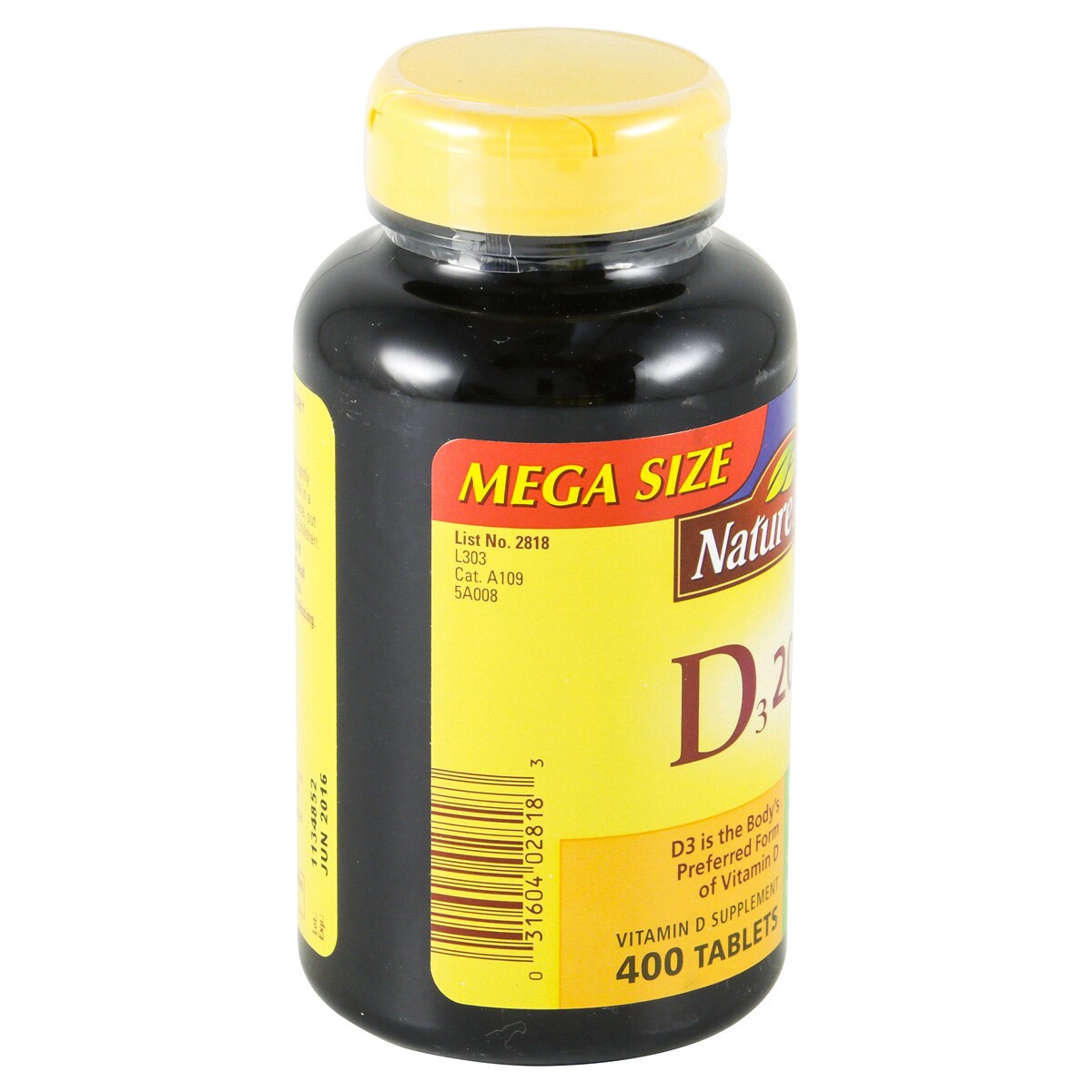 slide 3 of 4, Nature Made Vitamin D3 2000 IU (50 mcg), Dietary Supplement for Bone, Teeth, Muscle and Immune Health Support, 400 Tablets, 400 Day Supply, 400 ct