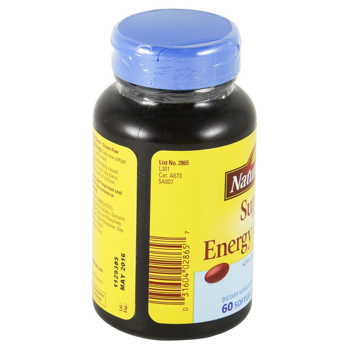 slide 2 of 4, Nature Made Super B Energy Complex Softgels, 60 Count, 60 ct