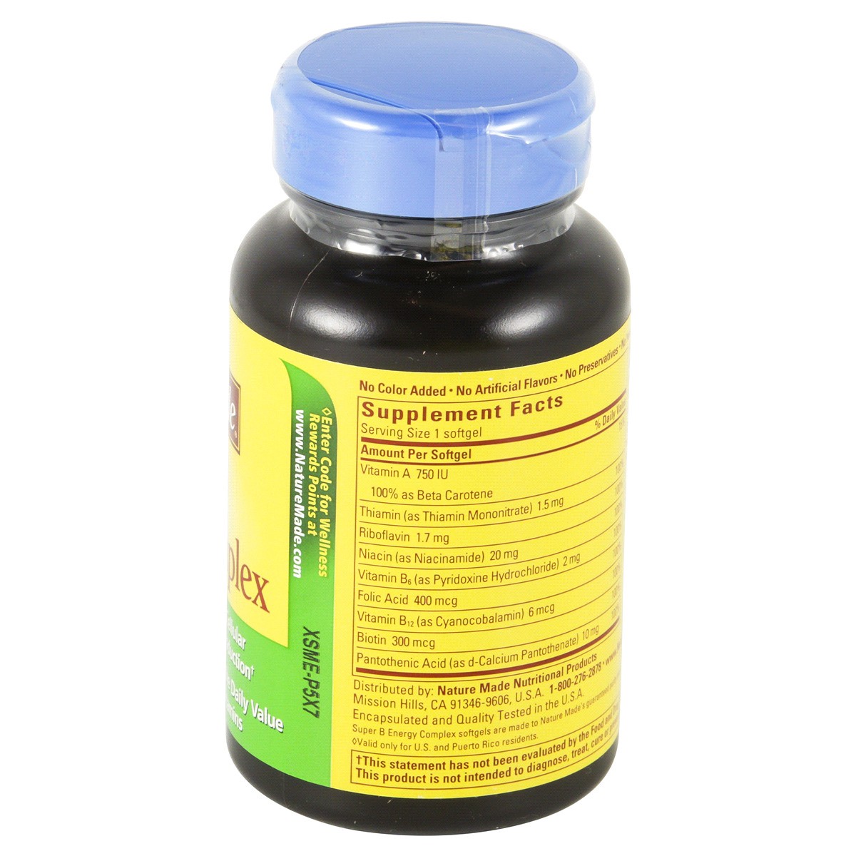 slide 4 of 4, Nature Made Super B Energy Complex Softgels, 60 Count, 60 ct