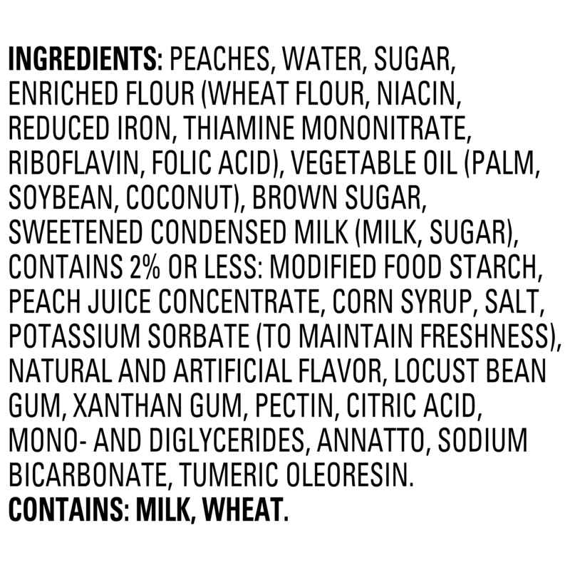 slide 5 of 5, Sara Lee  Sweet Moments Salted Caramel Peach Fruit Cobbler, 10 oz