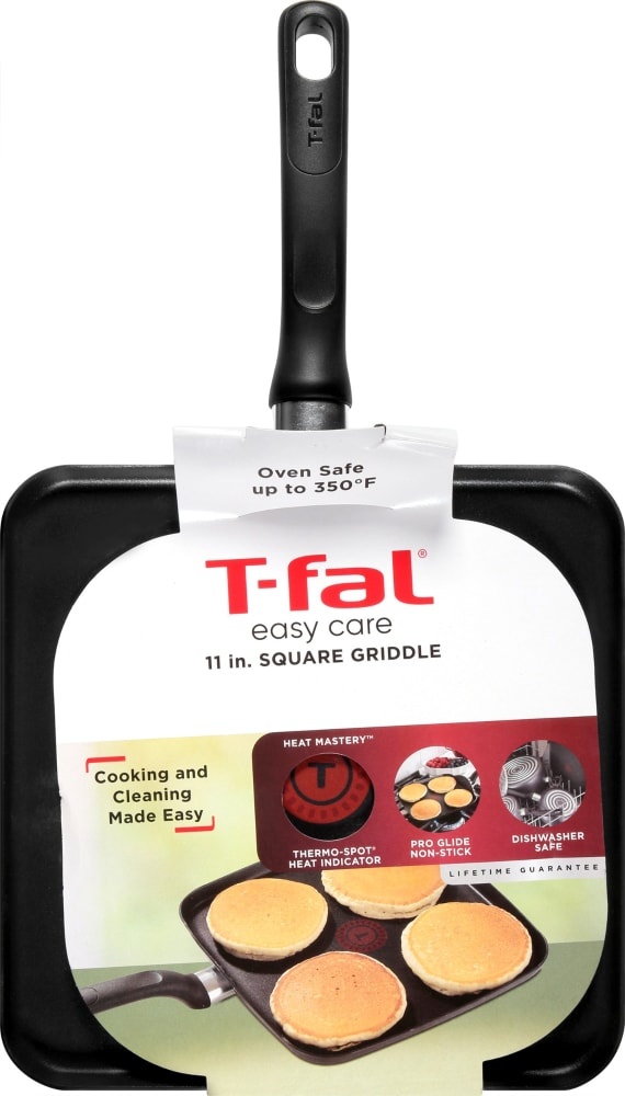 slide 1 of 1, T-Fal Easy Care Nonstick Square Griddle, 1 ct