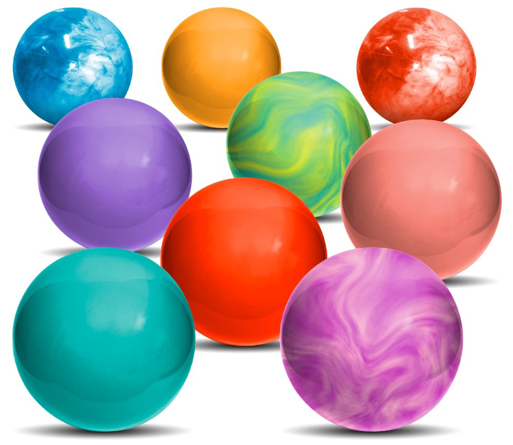 slide 2 of 2, Ball Bounce & Sport Hed 10 Multi Colored Playball Asst, 1 ct