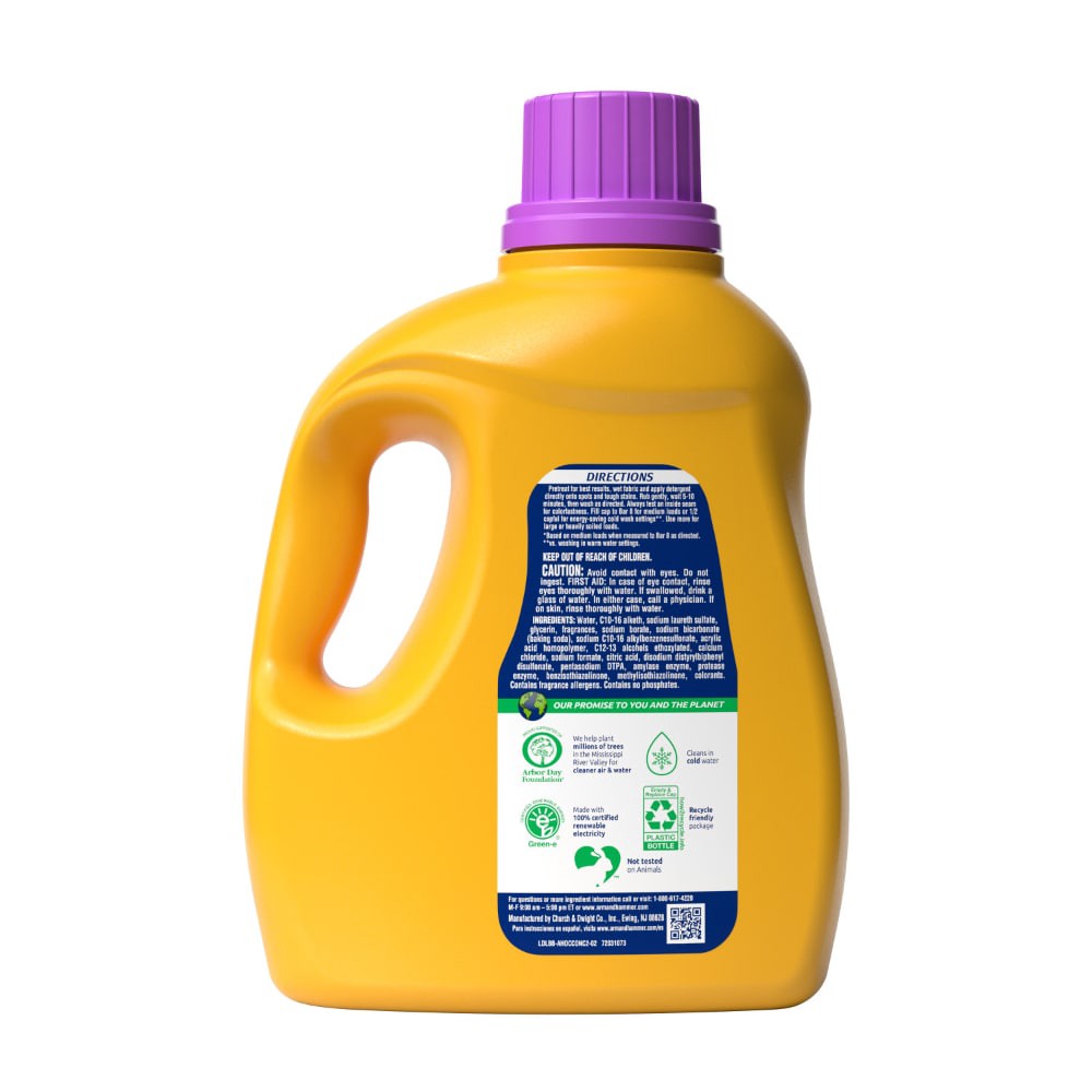 slide 2 of 6, ARM & HAMMER Plus OxiClean Odor Blasters Fresh Burst, 77 Loads Liquid Laundry Detergent, 100.5 Fl oz, 100.5 fl oz