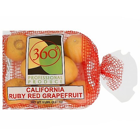 slide 1 of 1, Ruby Grapefruit Prepackaged - 5 Lbs., 5 lb