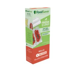 FoodSaver® 11" x 12' Vacuum Seal Roll, 2 Pack