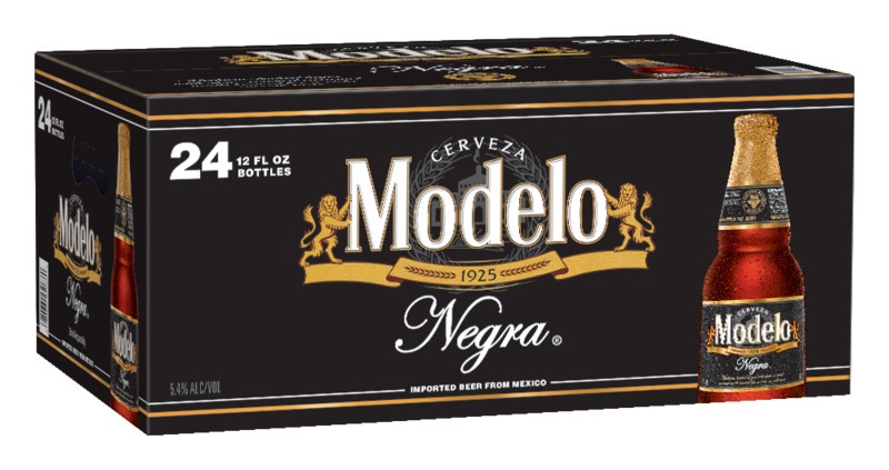 slide 3 of 4, Modelo Negra Amber Lager Mexican Beer, 24 pk 12 fl oz Bottles, 5.4% ABV, 288 fl oz