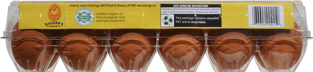 slide 2 of 3, Holmes Smokehouse Amish Country Organic Cage-Free Large Brown Eggs, 12 ct