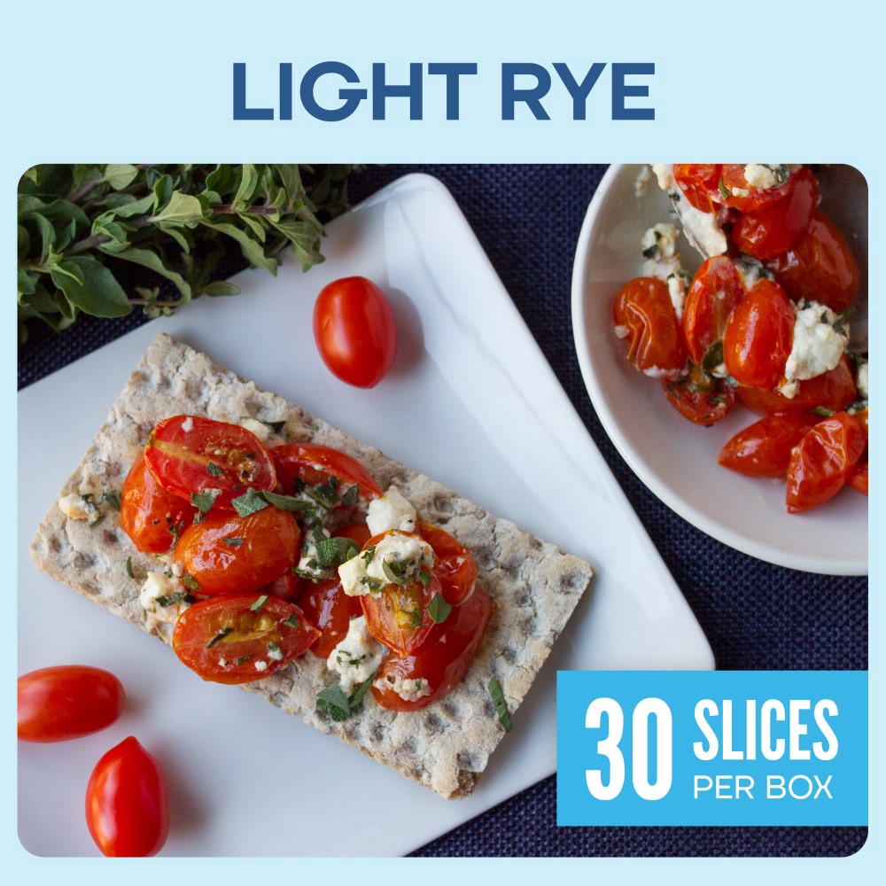 slide 4 of 4, Wasa Light Rye Swedish Style Crispbread, 9.5 oz