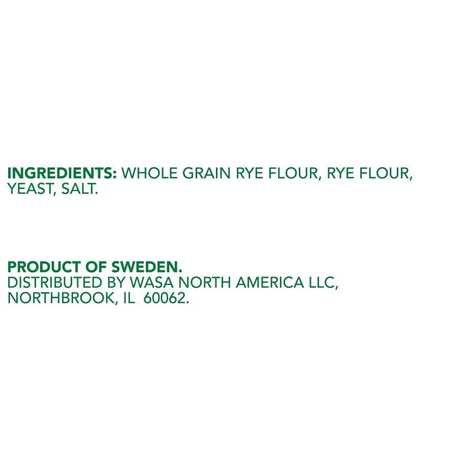 slide 6 of 6, Wasa Sourdough Whole Grain Crispbread Wrapper, 9.7 oz