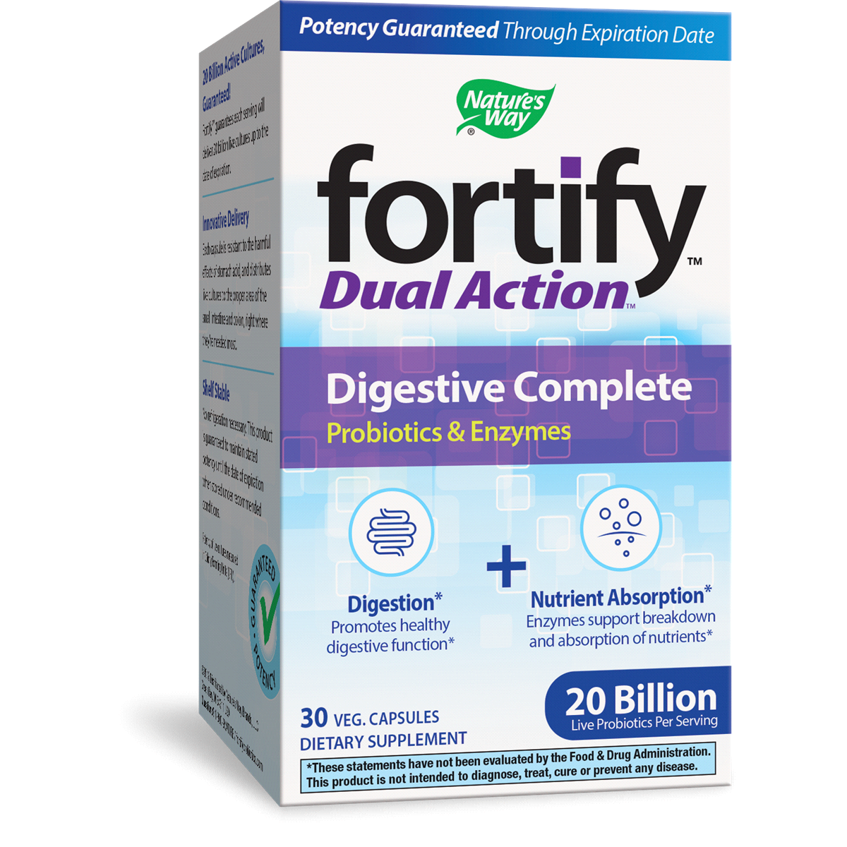 slide 2 of 2, Nature's Way Fortify Probiotic Plus Digestive Complete, 30 ct