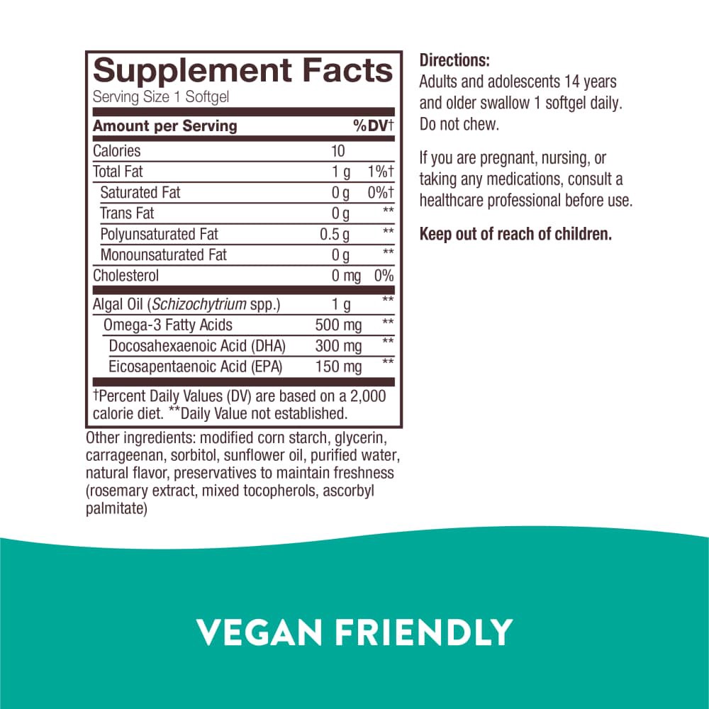 slide 2 of 6, Nature's Way NutraVege Omega-3 Plant, 30 ct