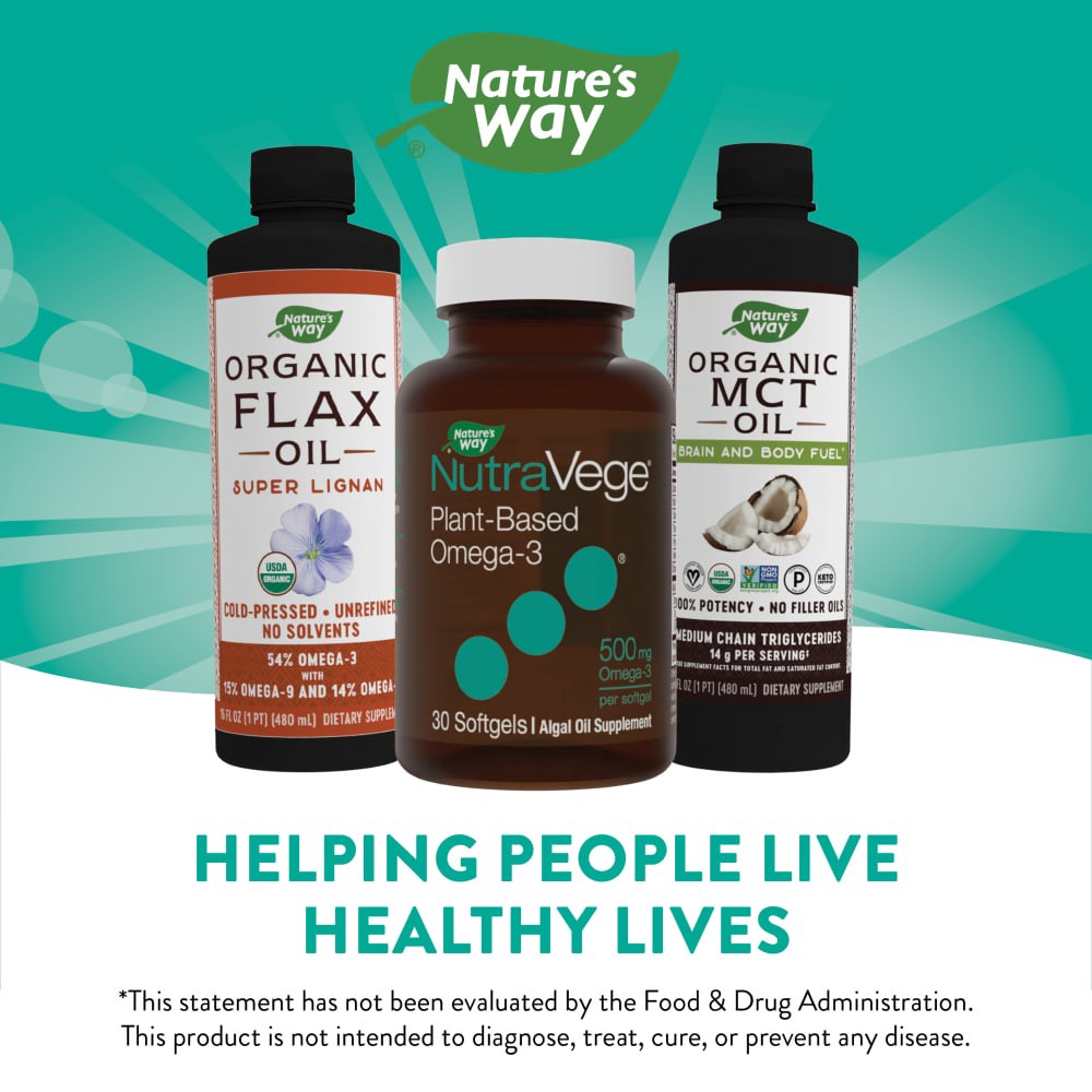 slide 6 of 6, Nature's Way NutraVege Omega-3 Plant, 30 ct