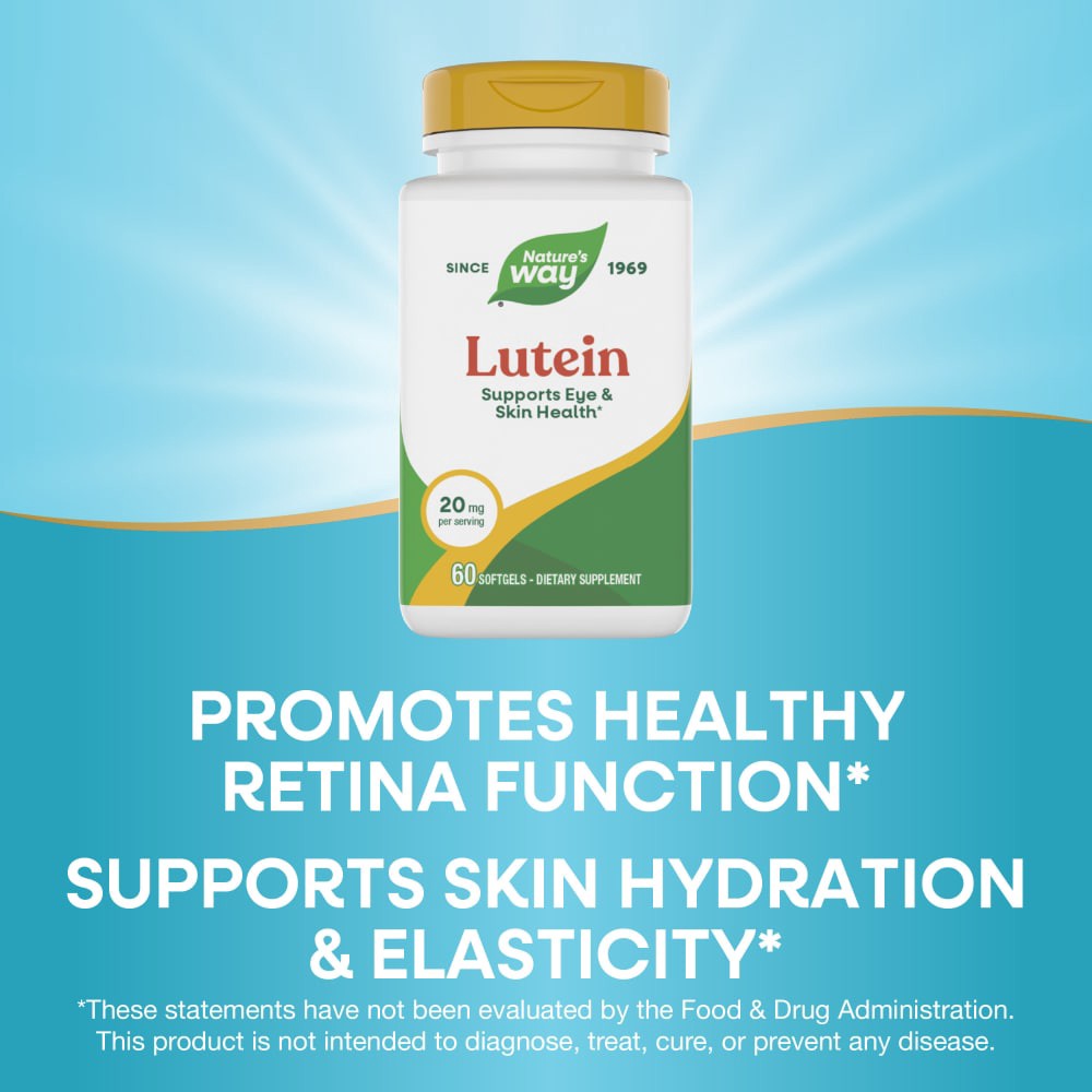 slide 5 of 6, Nature's Way Lutein, 60 ct