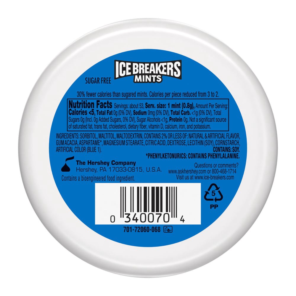 slide 2 of 5, Ice Breakers Cool Mint Sugar Free Mints, 1.5 oz