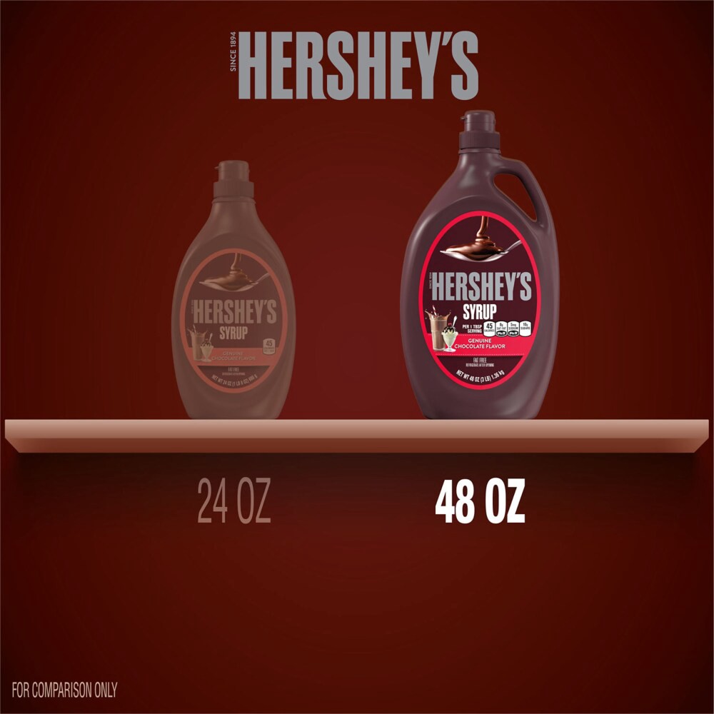 slide 3 of 6, Hershey's Syrup, Chocolate, 48 oz
