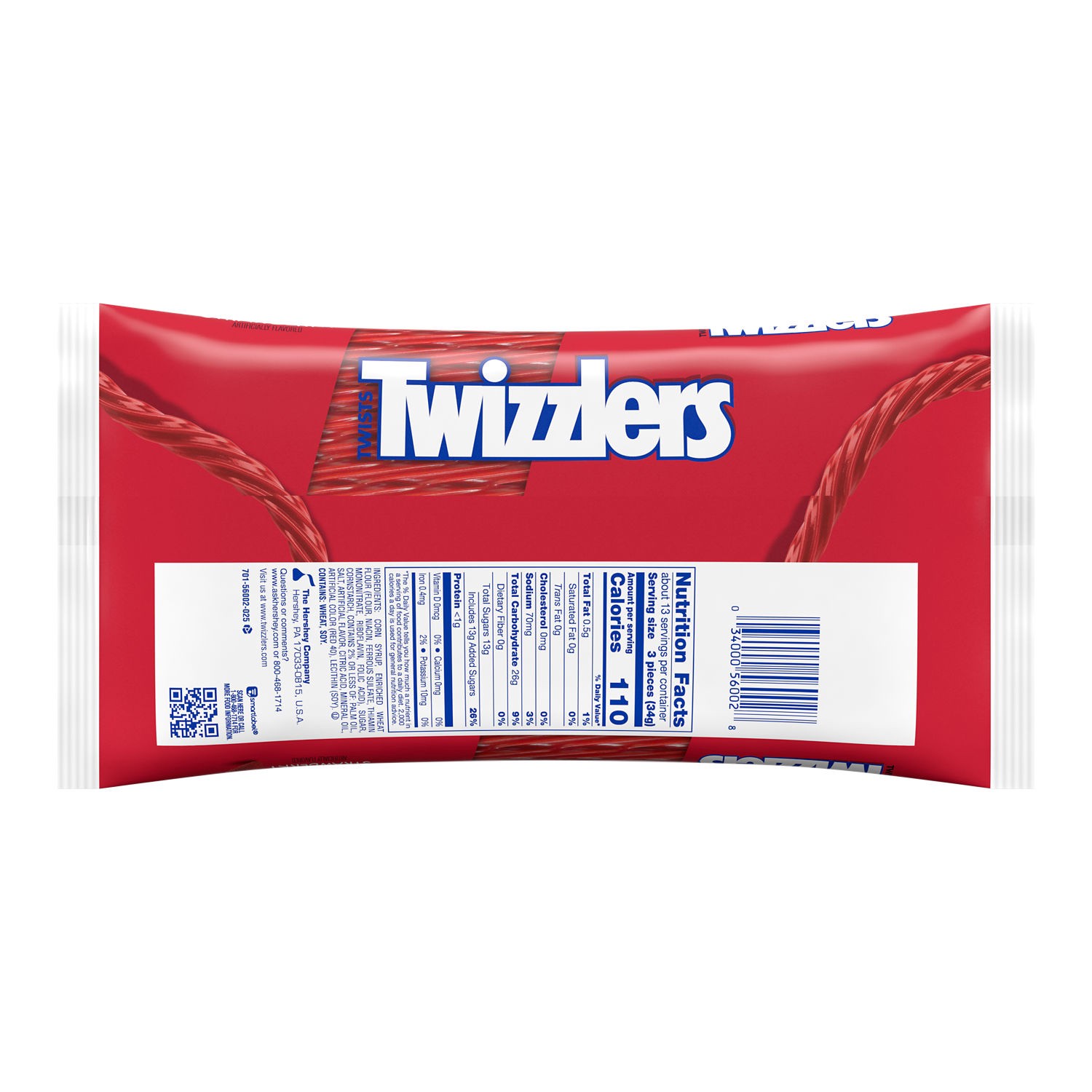 slide 3 of 5, TWIZZLERS Twists Strawberry Flavored Chewy Candy, Easter, 16 oz, Bag, 16 oz