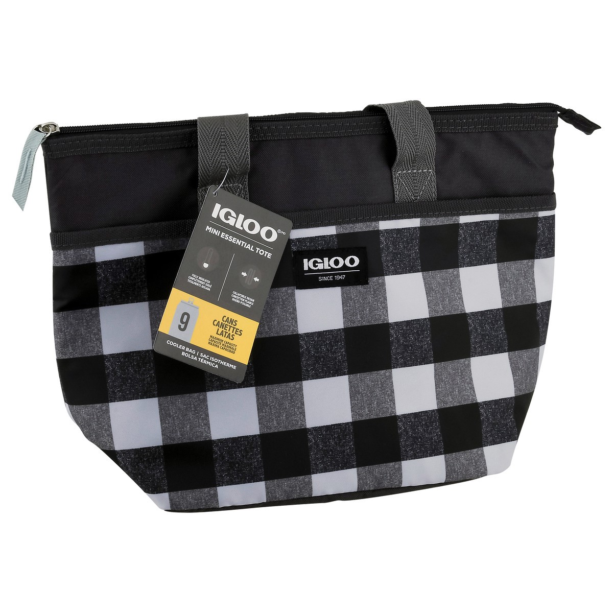 slide 2 of 11, Mini Gingham Black & Whit, 1 ct