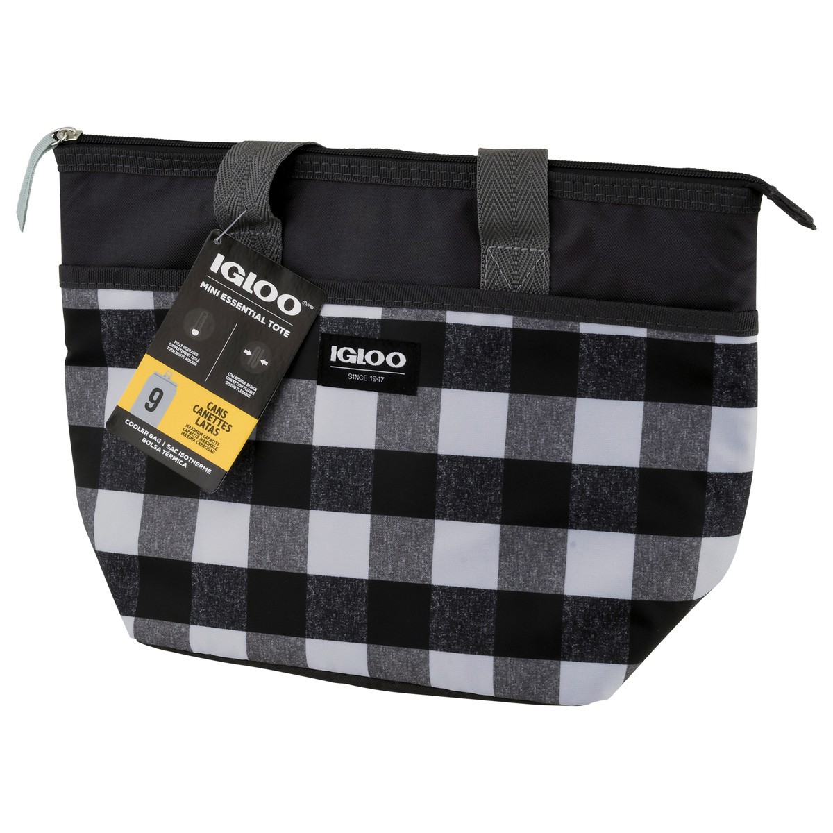 slide 3 of 11, Mini Gingham Black & Whit, 1 ct