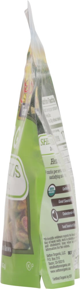 slide 3 of 4, Setton Farms® Organic Shelled Pistachio Kernels Dry Roasted with Sea Salt, 5 oz