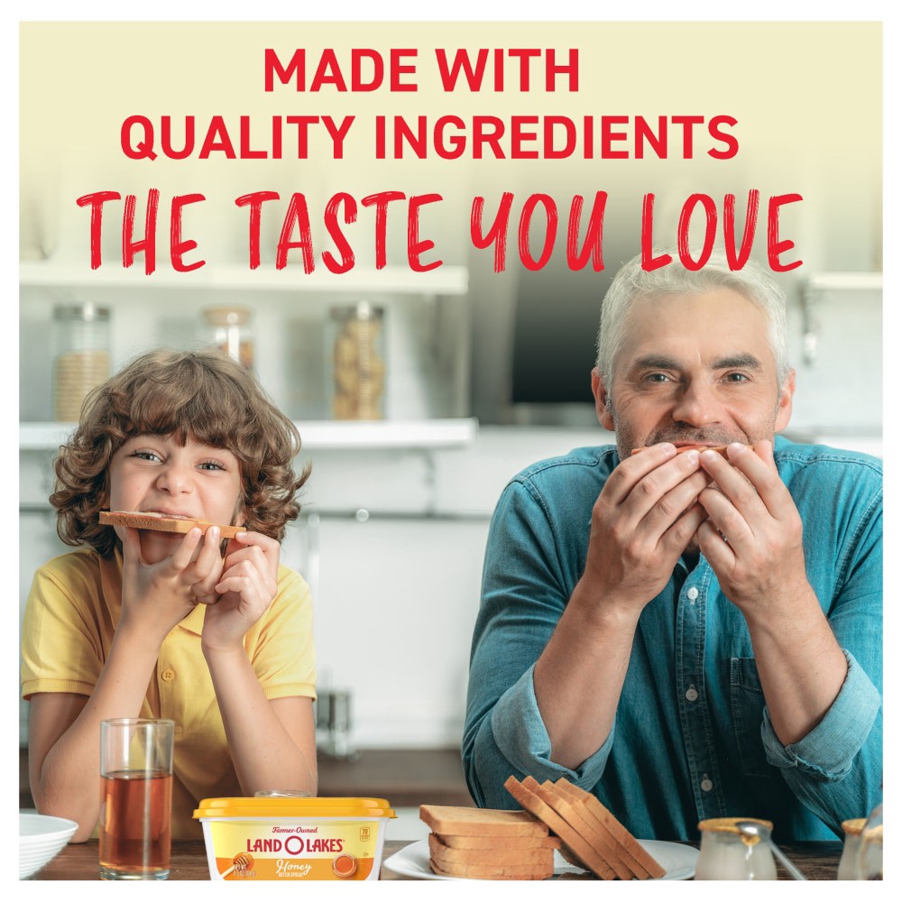 slide 5 of 6, Land O'Lakes Honey Butter Spread, Spreadable, 6.5 oz