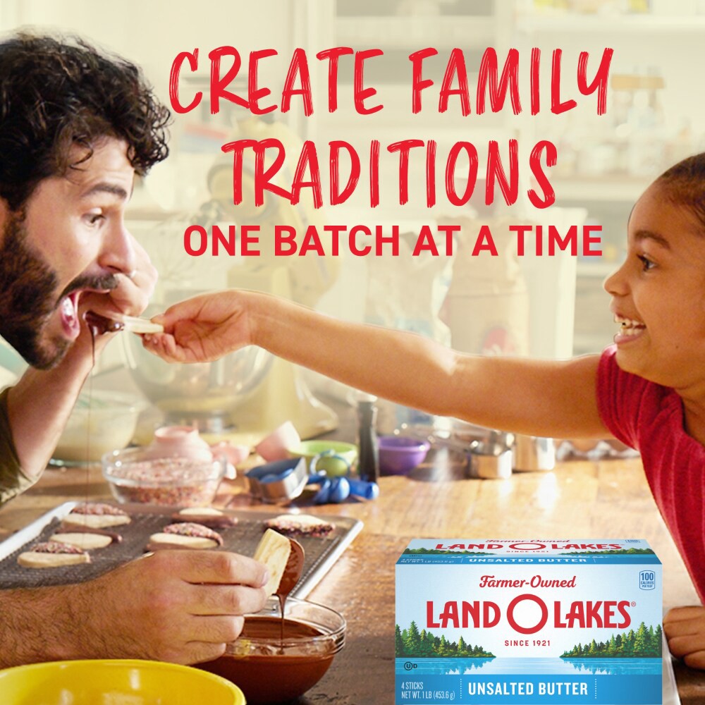 slide 5 of 6, Land O'Lakes Unsalted Butter, 4 Sticks, 1 lb Pack, 1 lb