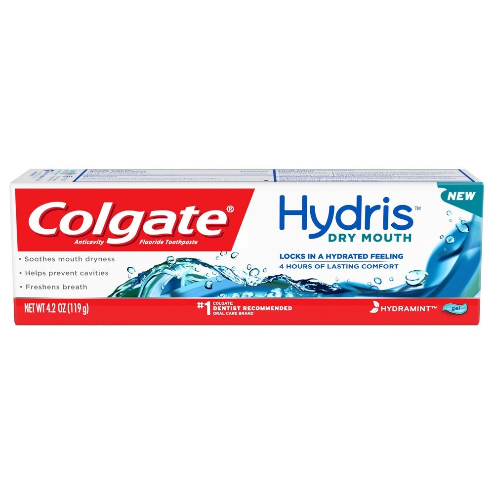 slide 2 of 7, Colgate Hydris Dry Mouth Toothpaste Mint, 4.2 oz