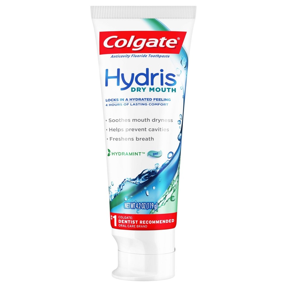 slide 7 of 7, Colgate Hydris Dry Mouth Toothpaste Mint, 4.2 oz