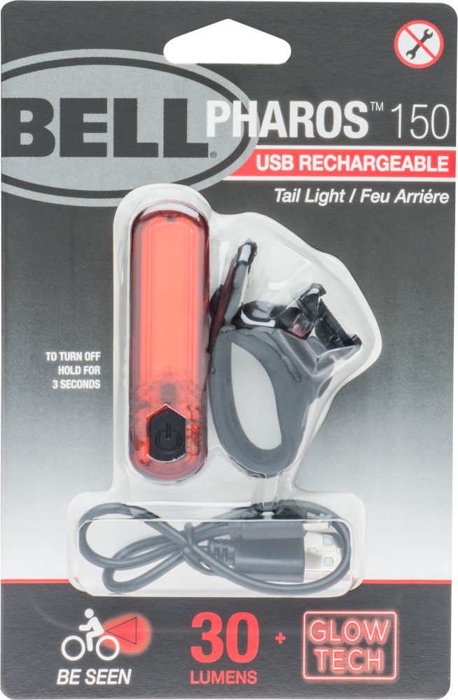 slide 3 of 4, Bell Pharos 150 Led Usb Rechargeable Bicycle Safety Tail Light, 1 ct