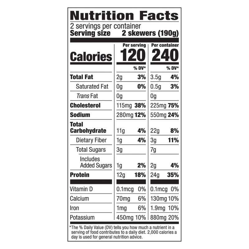 slide 2 of 5, Sea Cuisine Mediterranean Shrimp Skewers, BAP, 13.1 oz, 13.1 oz