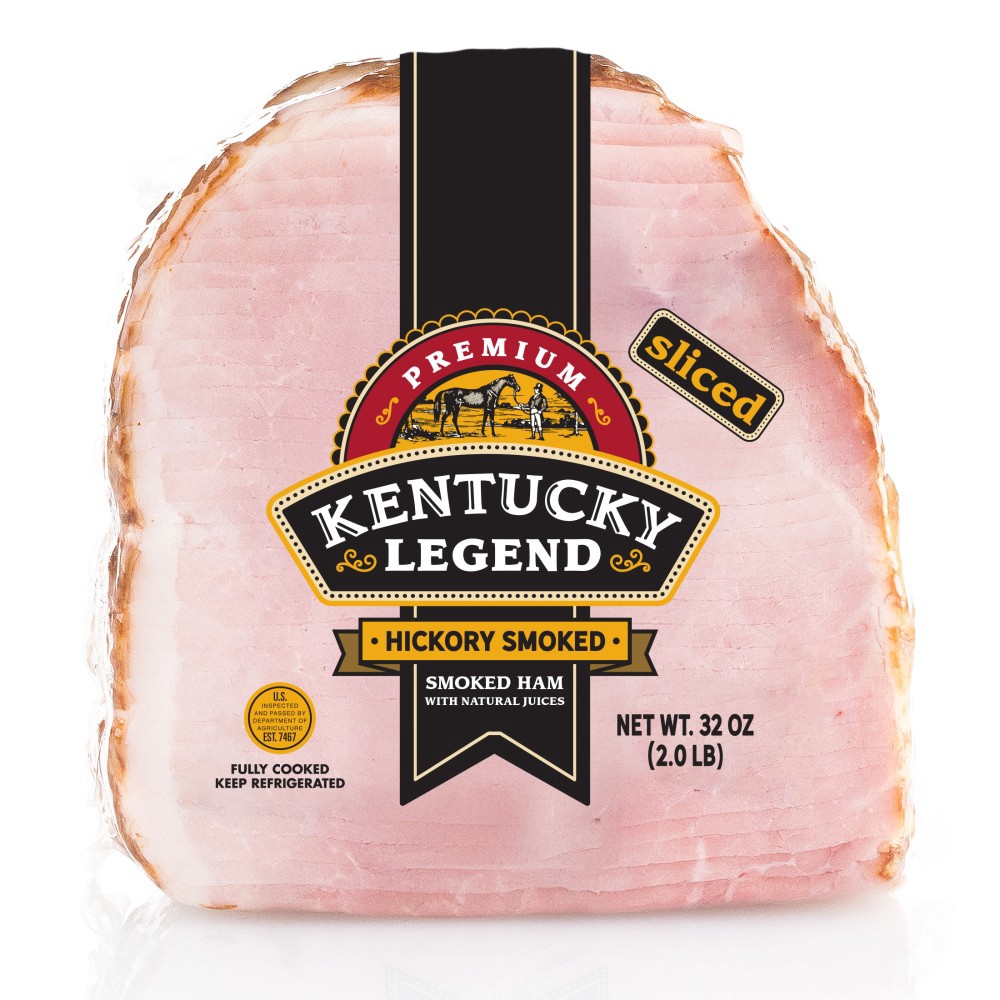 slide 4 of 6, Kentucky Legend Premium Hickory Smoked Sliced Quarter Ham, 2 lb
