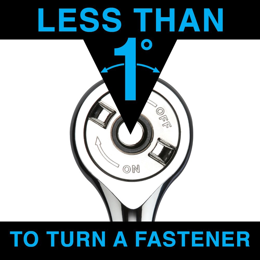 slide 2 of 5, Zero Degree 1/4 Drive Gearless Ratchet With Socket Quick Release, 1 ct