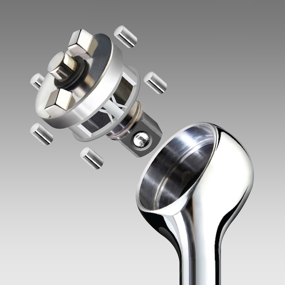 slide 5 of 5, Zero Degree 3/8 Drive Gearless Ratchet With Socket Quick Release, 1 ct