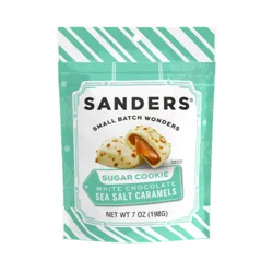 Sanders® Holiday White Chocolate Sugar Cookie Sea Salt Caramels