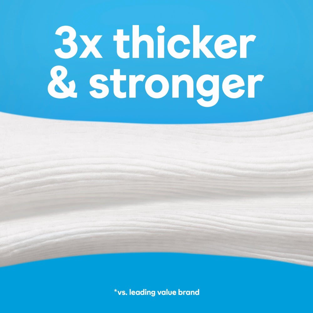 slide 6 of 6, Cottonelle Ultra Clean Toilet Paper, Strong Toilet Tissue, 12 Mega Rolls (12 Mega Rolls = 48 Regular Rolls), 284 Sheets Per Roll, 12 ct