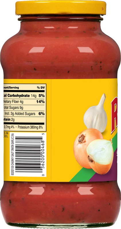 slide 2 of 5, Ragu Chunky Sauteed Onion & Garlic Sauce 24 oz, 24 oz