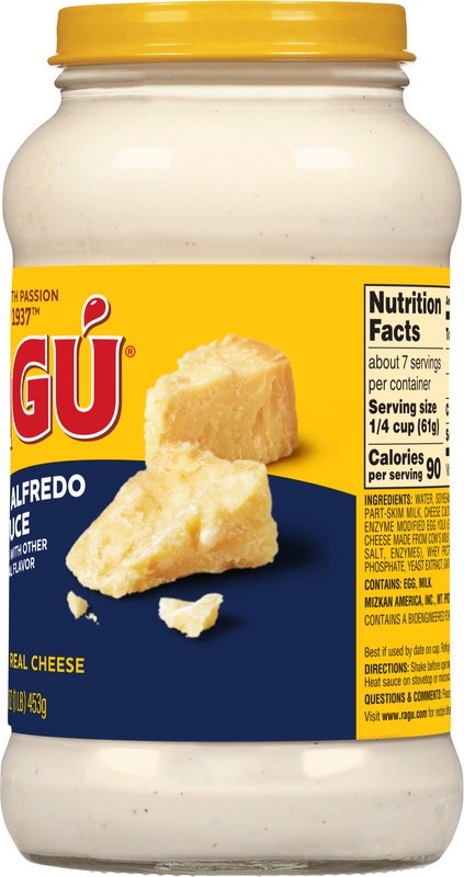 slide 3 of 5, Ragu Classic Alfredo Sauce 16 oz, 16 oz