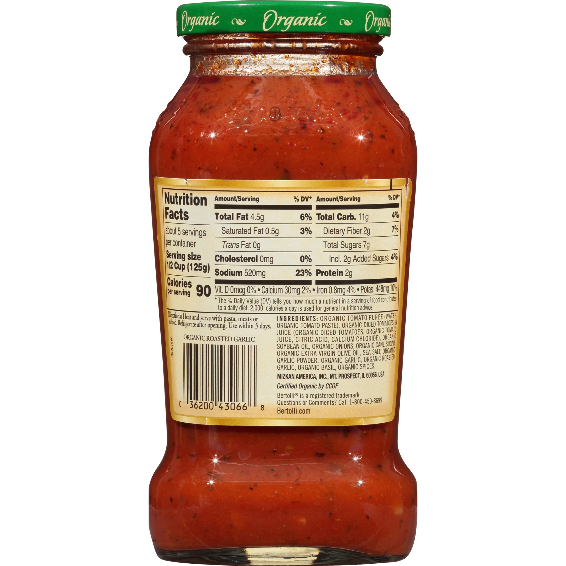 slide 4 of 6, Bertolli Marinara Sauce 24 oz, 24 oz