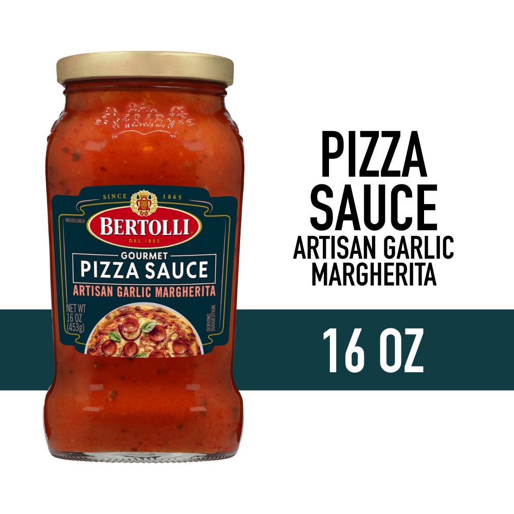 slide 5 of 6, Bertolli Artisan Garlic Margharita Pizza Sauce - 16 oz, 16 oz