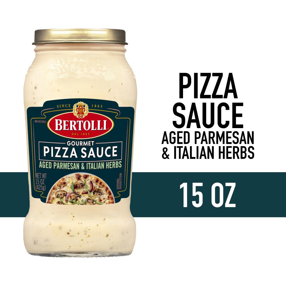 slide 2 of 6, Bertolli Gourmet Pizza Sauce Aged Parmesan & Italian Herbs, 15 oz