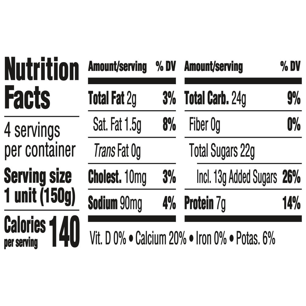 slide 6 of 6, Dannon Coffee Low Fat Yogurt Pack, 4 Ct, 5.3 OZ Containers, 4 ct
