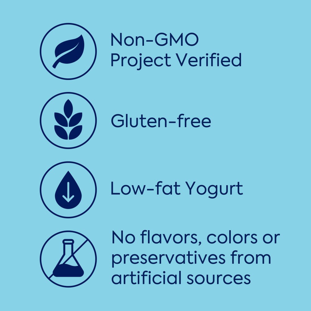 slide 5 of 6, Dannon Coffee Low Fat Yogurt Pack, 4 Ct, 5.3 OZ Containers, 4 ct