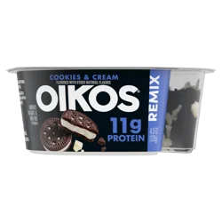 Oikos® Remix Cookies & Cream Nonfat Yogurt Cup