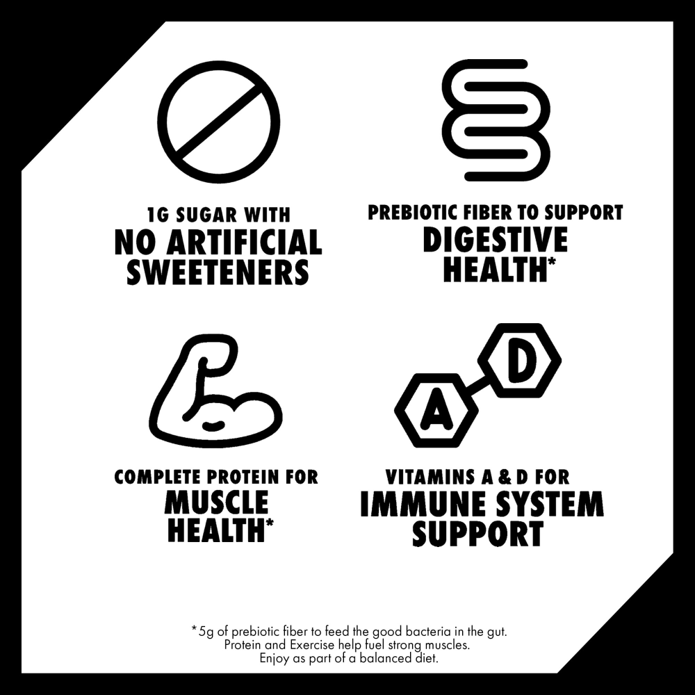 slide 6 of 6, Oikos Protein Shake, Salted Caramel, 30g Protein, Shelf Stable, 12 Fl Oz Bottle, 12 fl oz